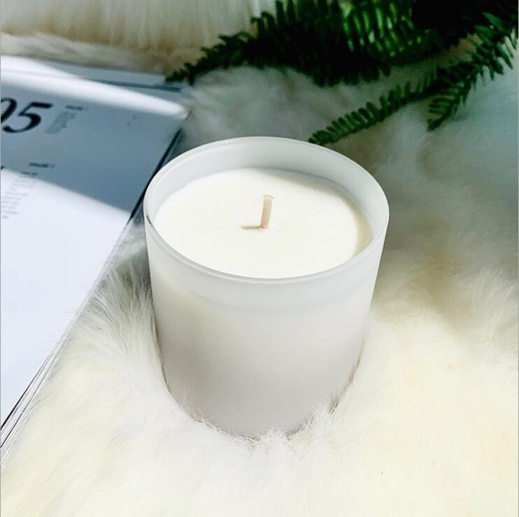 Pure Natural 500g Scented Soy Candle in Glass Jar with Gift Box